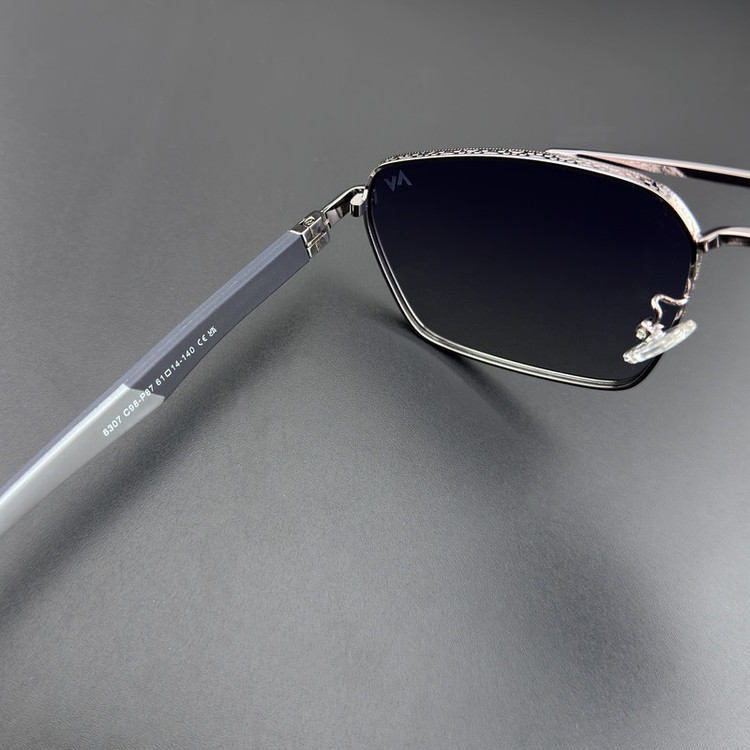 عینک آفتابی خلبانی مردانه آلبرت وگ مدل 6307C98P87 Polarized Albert Vogue