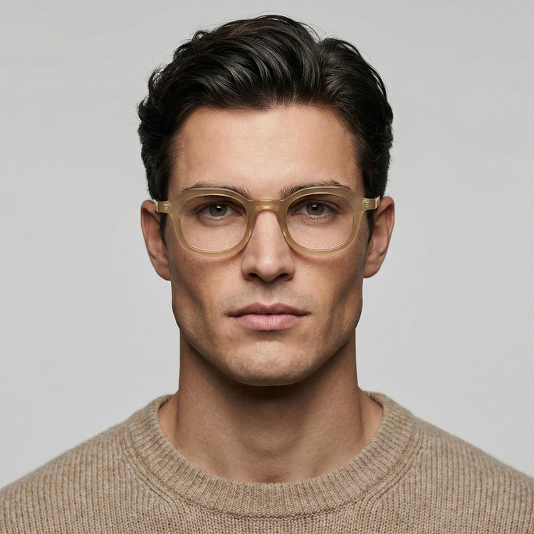 فریم عینک طبی مربعی آلبرت وگ مدل S31104-C3-1 Acetate مناسب برای صورت گرد و بیضی