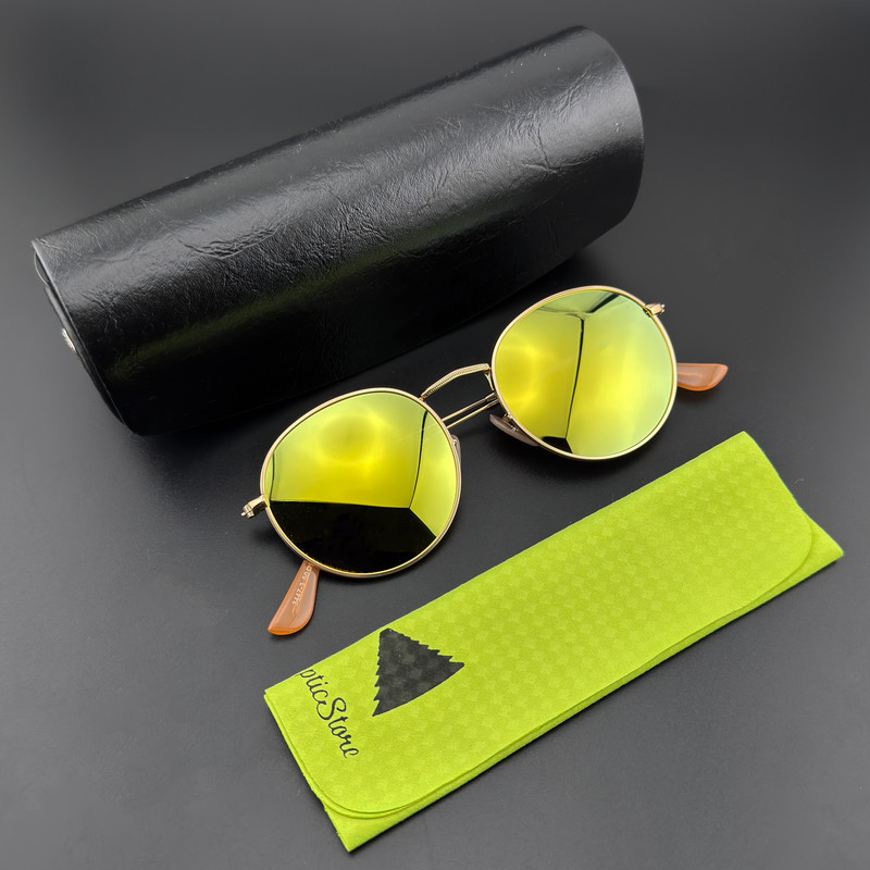 عینک آفتابی گرد مدل 3347-3 Polarized Lemon