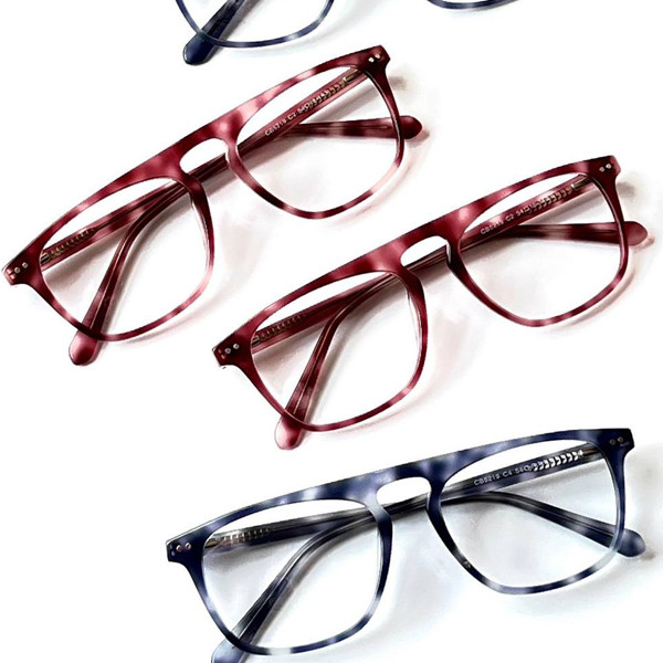 فریم عینک طبی زنانه مدل CB5219 Acetate Deep Mauve Pattern