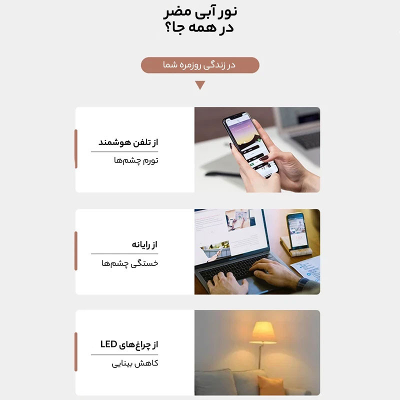 عینک محافظ چشم بلوکات مدل k2208-Anti Blue Light