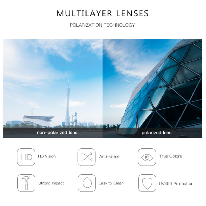 عینک آفتابی مستطیلی مورل مدل 78082C5POLARIZED