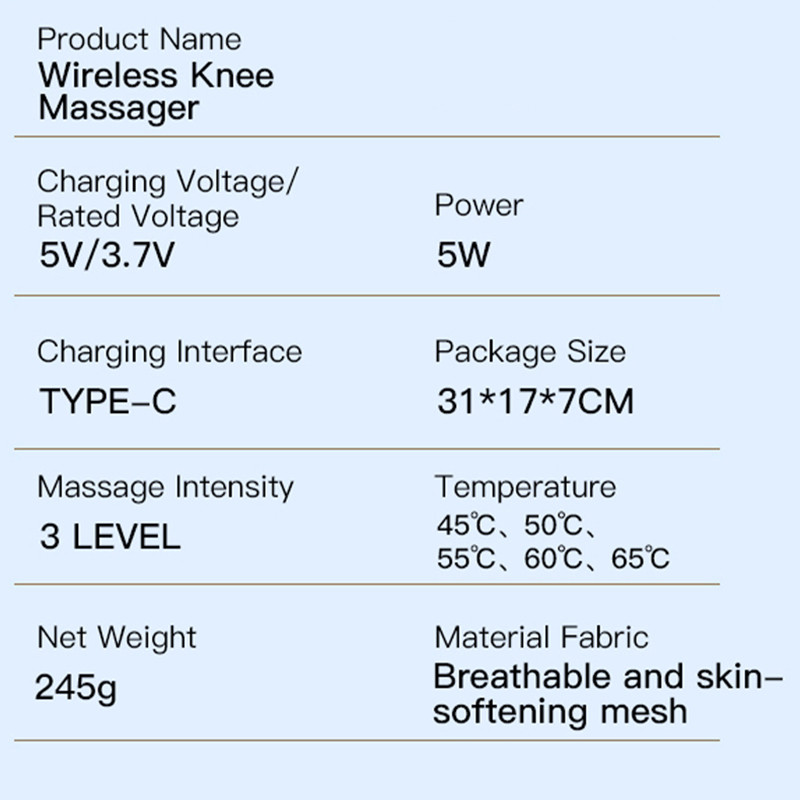 ماساژور زانو مدل MDHL-MD-072 مجموعه 2 عددی