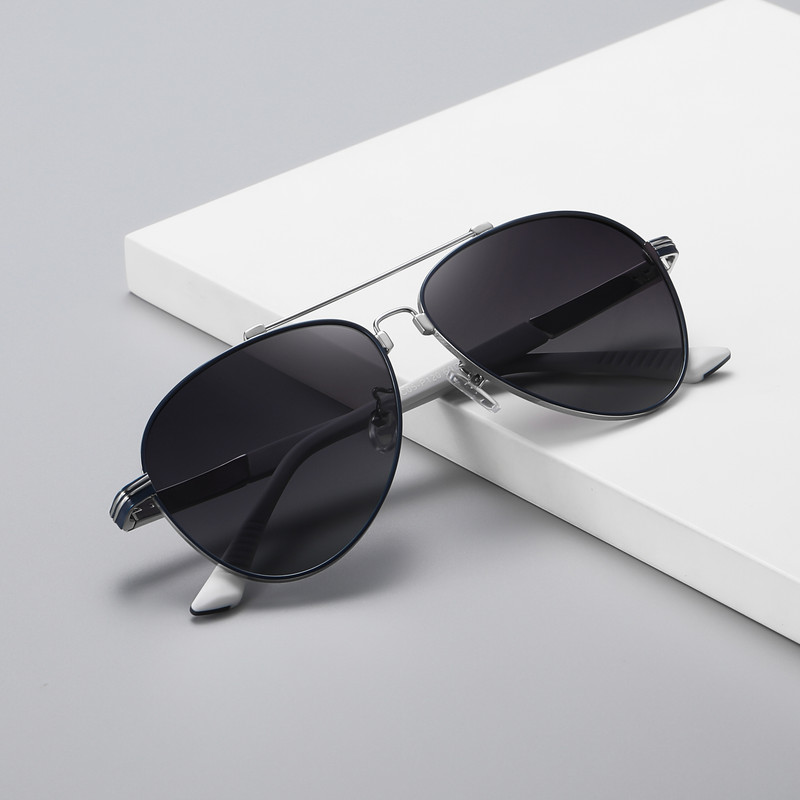 عینک آفتابی خلبانی پلاریزه آلبرت وگ مدل JS8528C05-P120 Polarized Flex