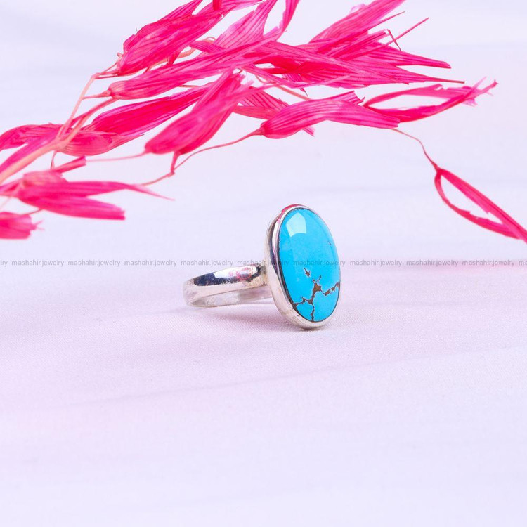انگشتر فیروزه شجری زنانه کد 9803