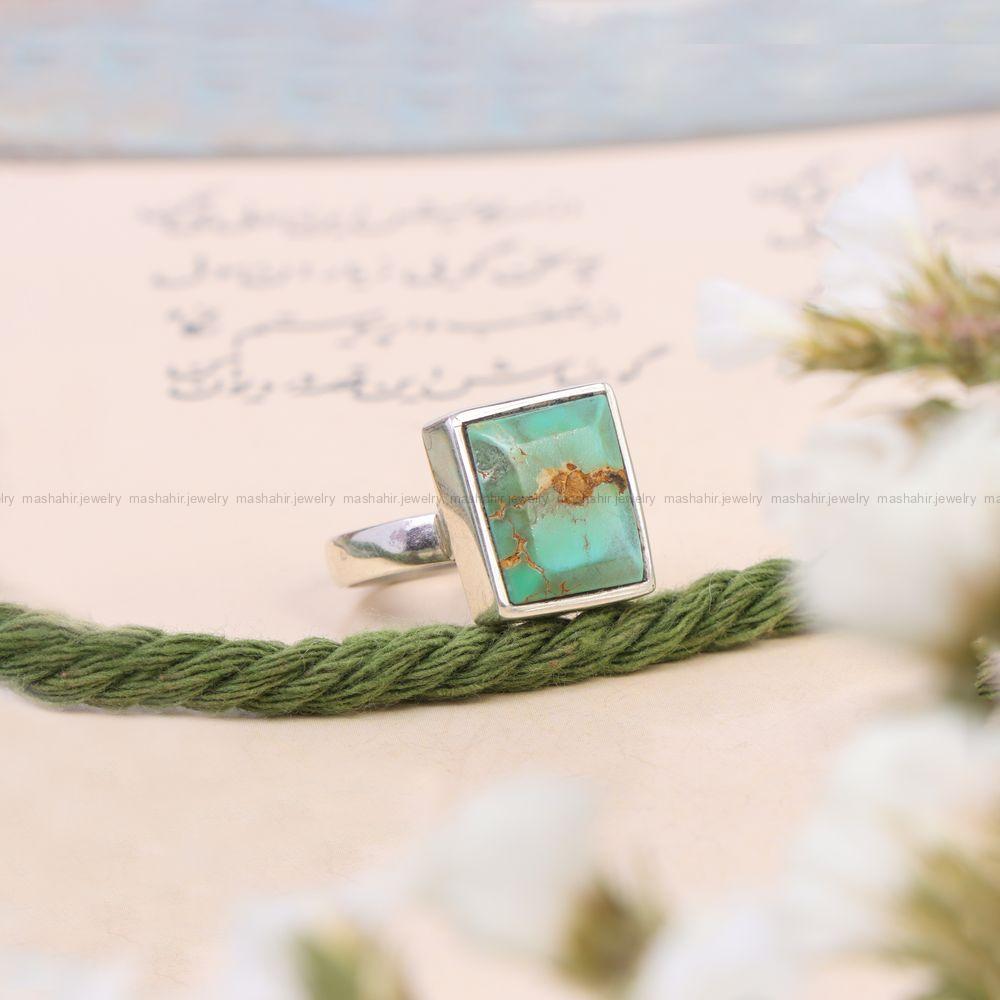 انگشتر فیروزه شجری زنانه کد 10532