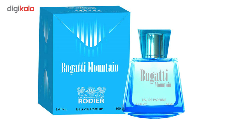 ادو پرفیوم مردانه رودیر مدل Bugatti Mountain حجم 100 میلی لیتر