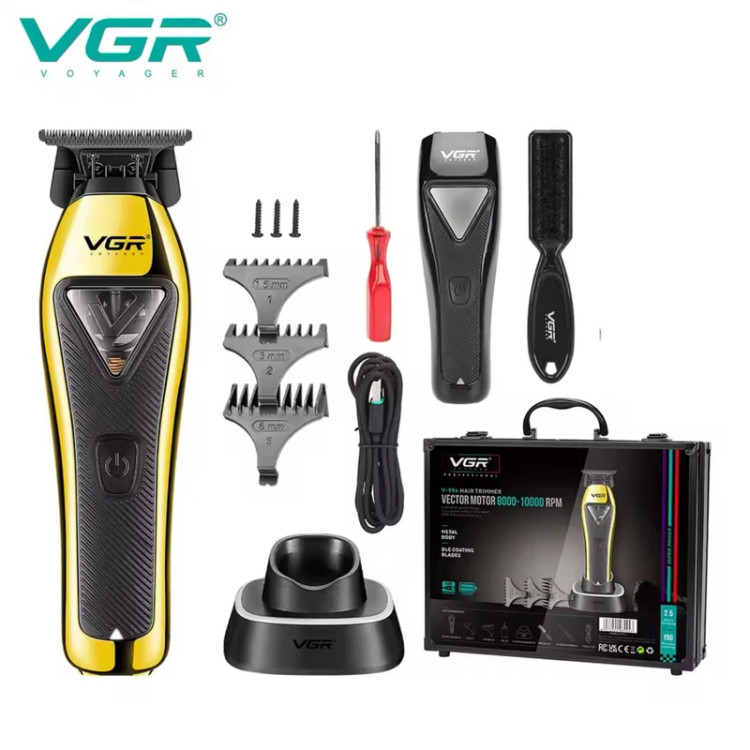 ماشین اصلاح موی سر و صورت شارژی وی جی ار مدل V-994