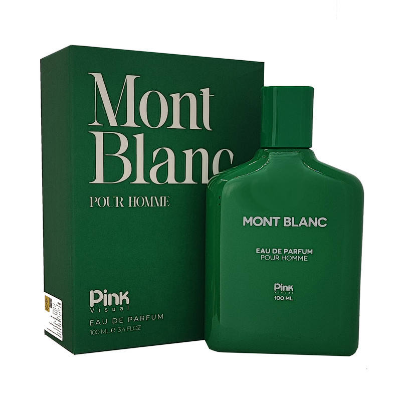 ادو پرفیوم مردانه پینک ویژوآل مدل Mont Blanc با رایحه شیرین حجم 100میلی لیتر