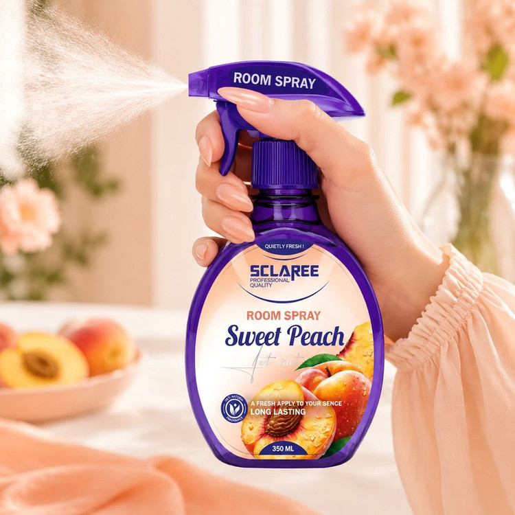 اسپری خوشبوکننده اسکلاره مدل Sweet Peach رایحه هلو حجم 350 میلی لیتر