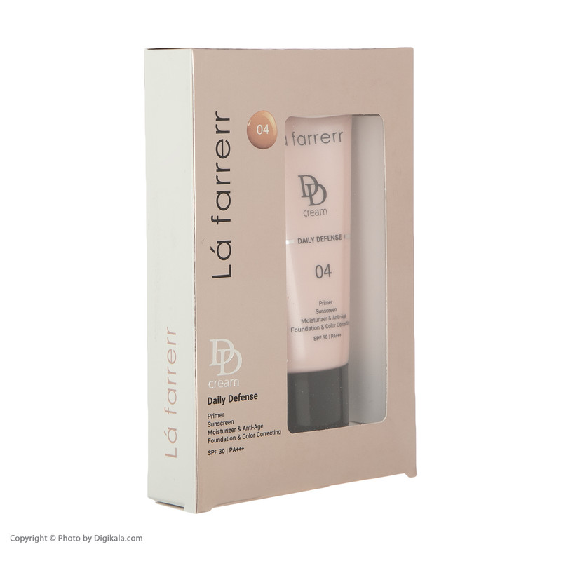 دی دی کرم رنگی لافارر SPF30 مدل 04 مناسب انواع پوست حجم 33 میلی لیتر