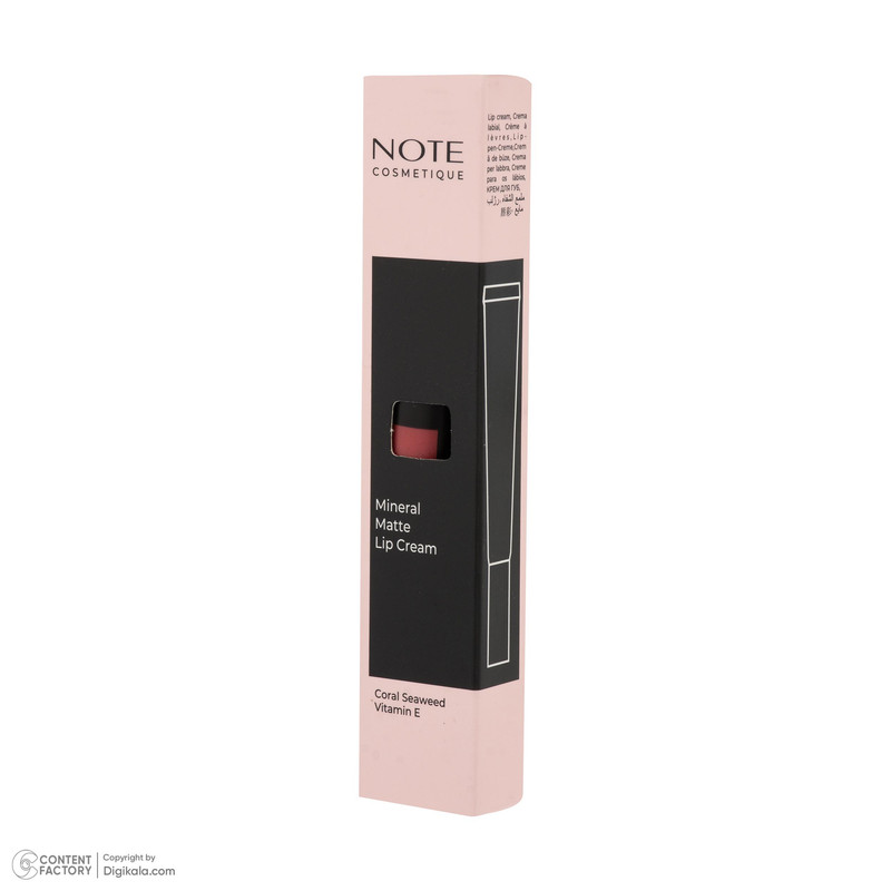 رژ لب مایع مات نوت مدل Mineral شماره 01