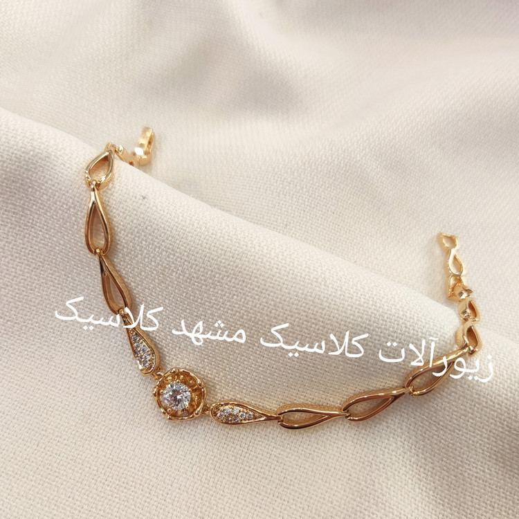 دستبند ژوپینگ تک نگین خاص اصلی اصل اصل