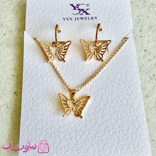 نیم ست زنانه وای اس ایکس طرح پروانه کد 5991