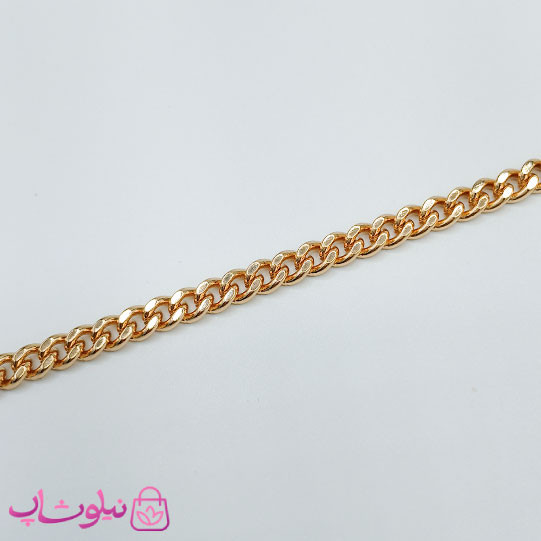 دستبند ژوپینگ کارتیه طلایی طول 19 سانت و عرض 5 میل کد 4991