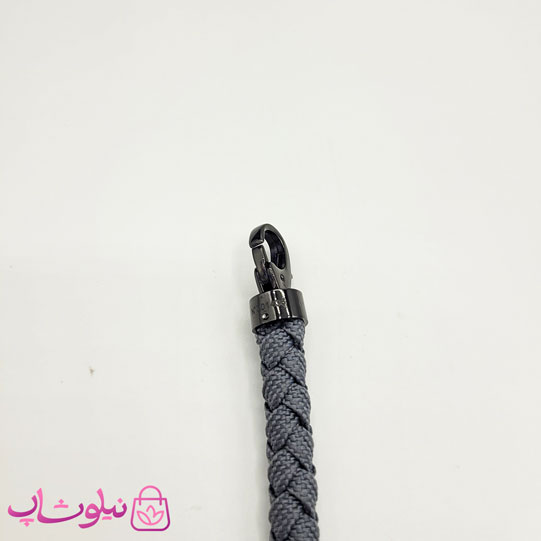 دستبند امگا کنفی طوسی با قفل مشکی مسترکپی
