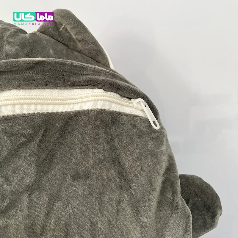 عروسک سگ هاسگی بالشتی پتودار دست گرم کن 50 سانتیمتر