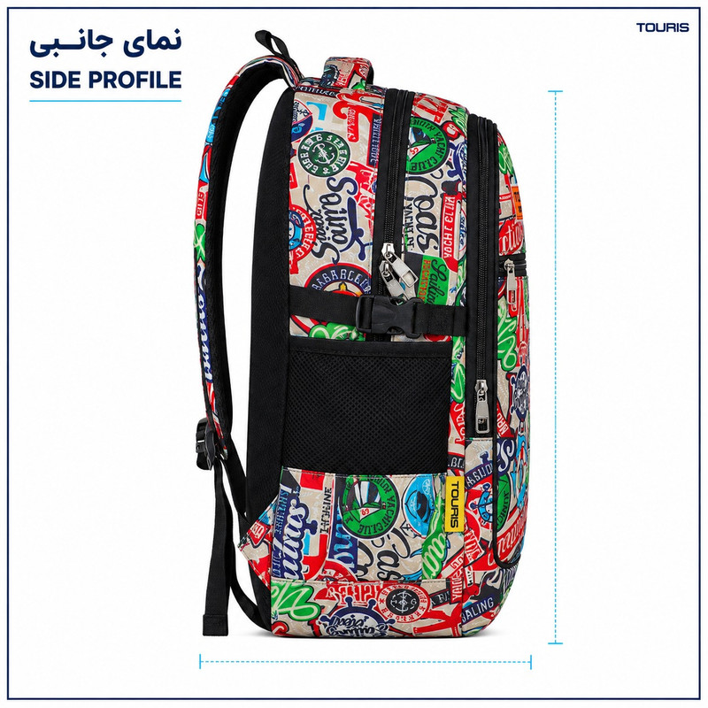 کوله پشتی توریث مدل KPU-150040 به همراه جامدادی