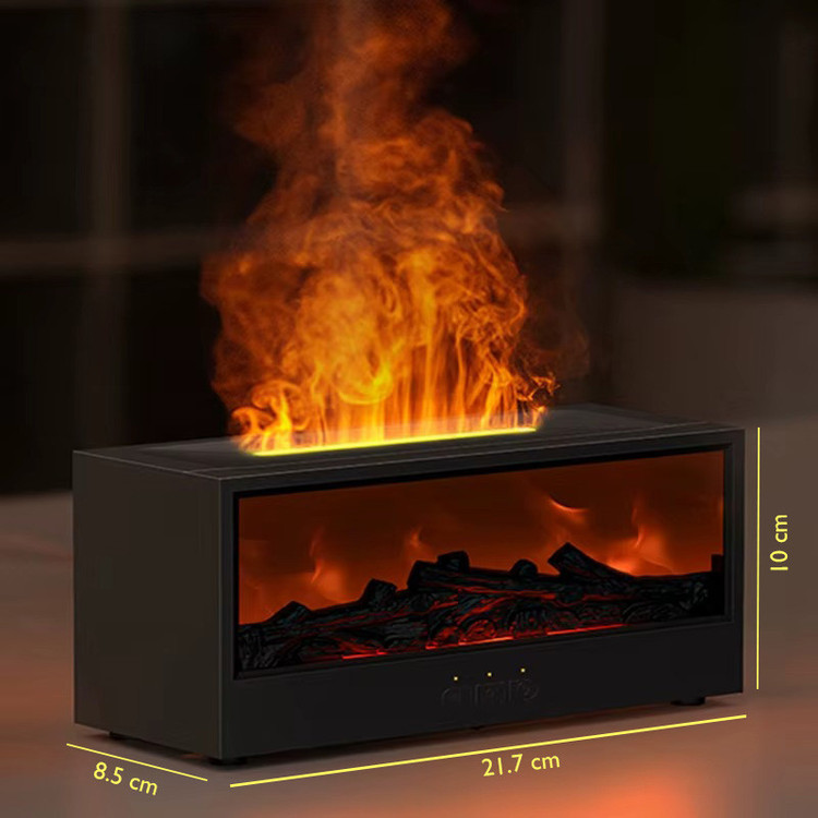 دستگاه بخور سرد مدل DQ-717 طرح شومینه سه بعدی
