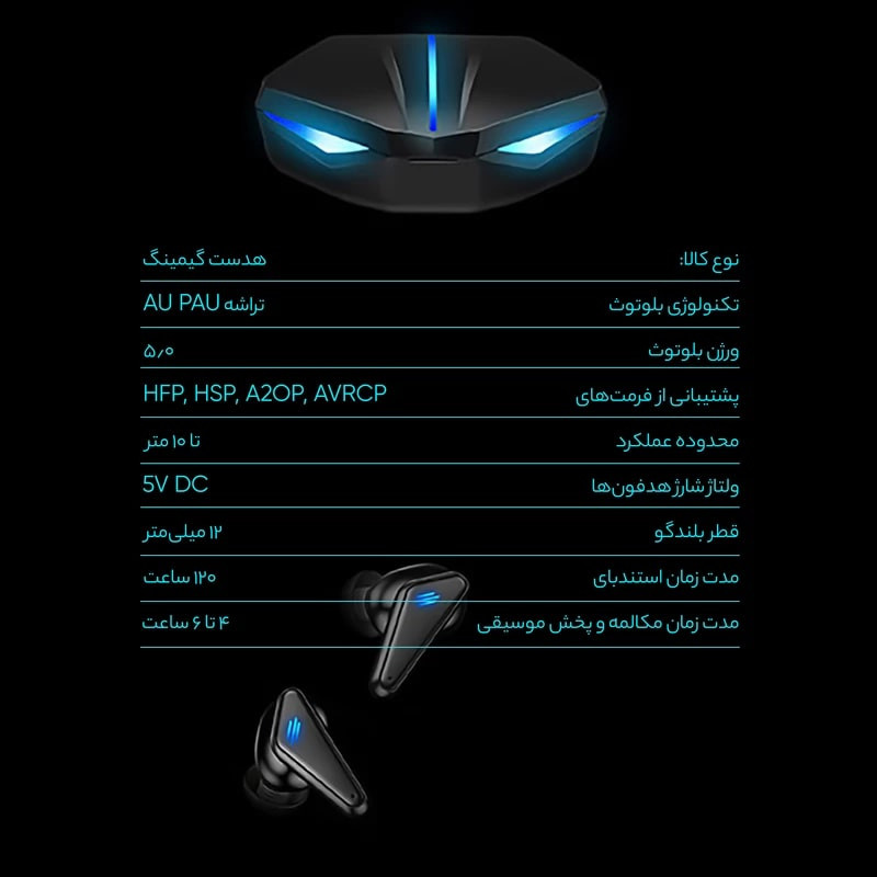 هدفون بلوتوثی مدل K55 Stereo
