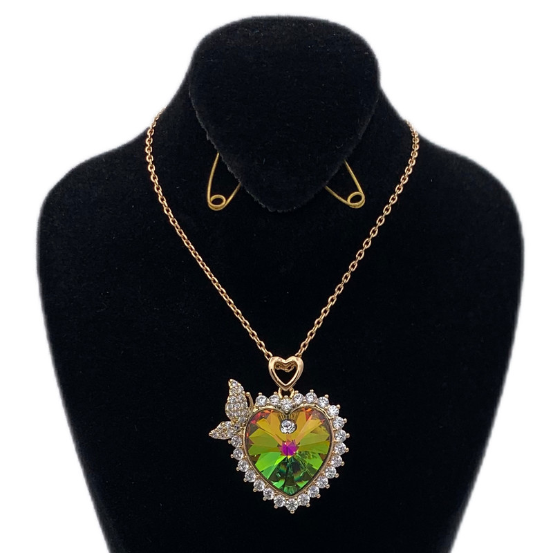 گردنبند زنانه ژوپینگ مدل قلب جواهری KYTAKP256
