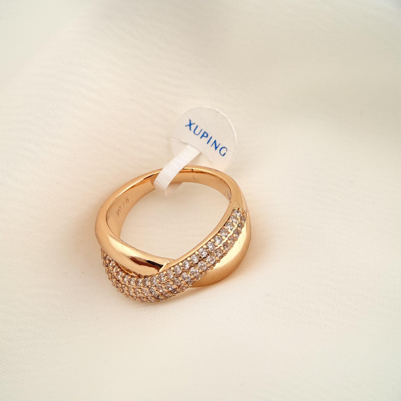 انگشتر زنانه ژوپینگ طرح X مدل R00114