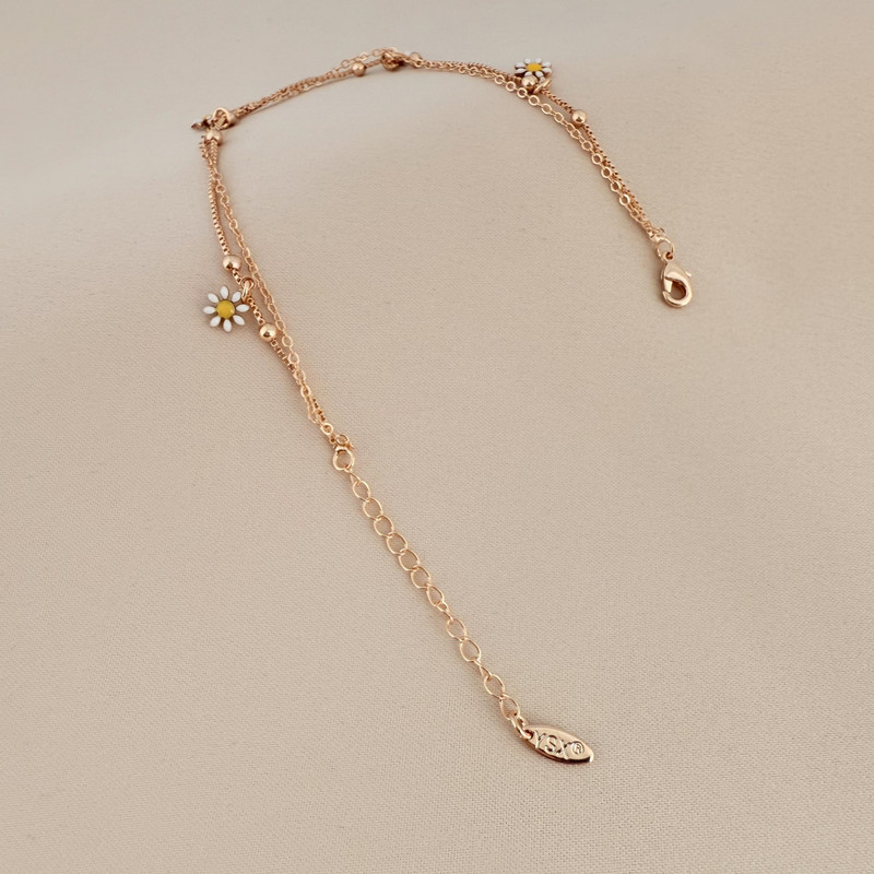 پابند زنانه وای اس ایکس طرح گل بابونه مدل Y0012