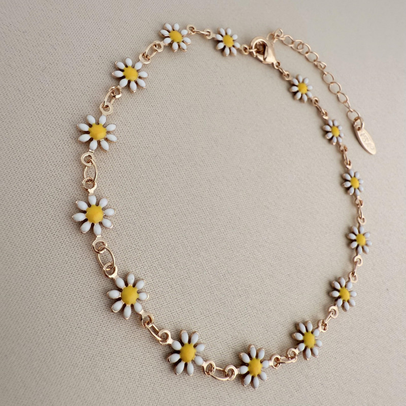 پابند زنانه وای اس ایکس طرح گل بابونه مدل Y003