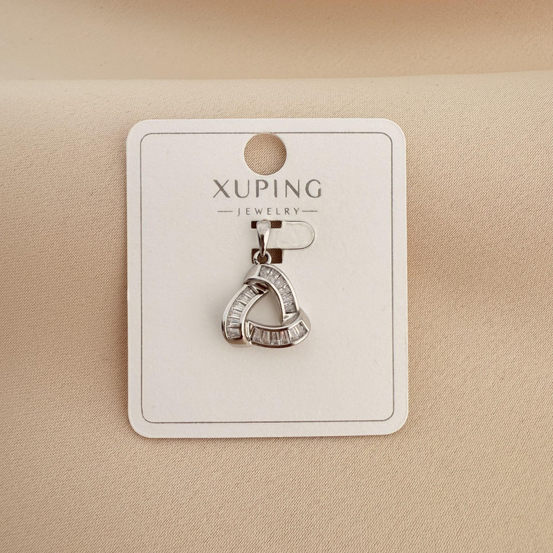آویز گردنبند زنانه مثلثی ژوپینگ مدل X001062967