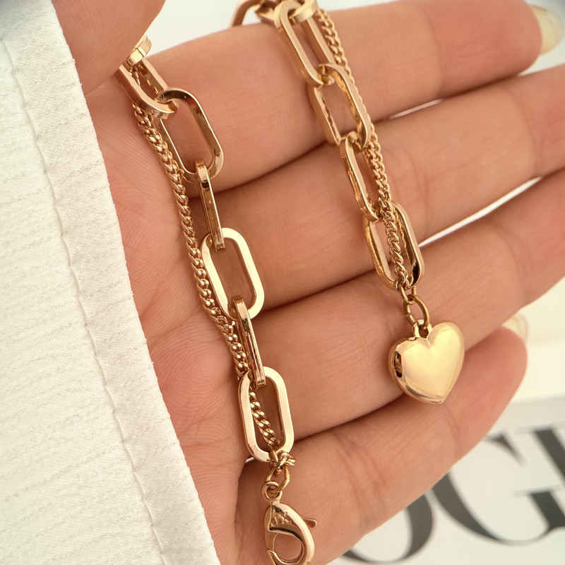 دستبند دو لاین هرمس ژوپینگ مدل X001250653